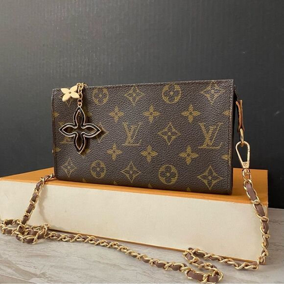 LOUIS VUITTON Bucket Pouch to Crossbody Shoulder Bag 💼 - Picture 1 of 13